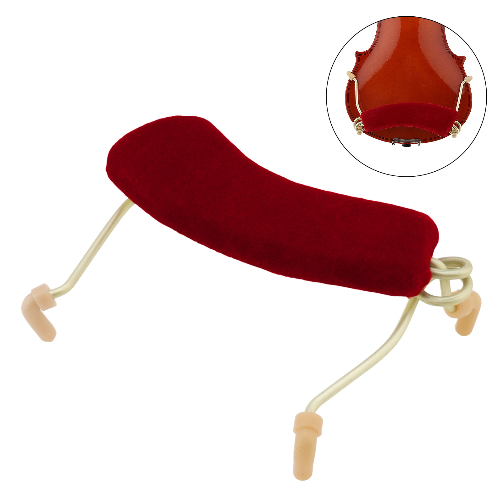 Musical Instrument Fiddle - Profissional de cordas Violino Shoulder Pad,