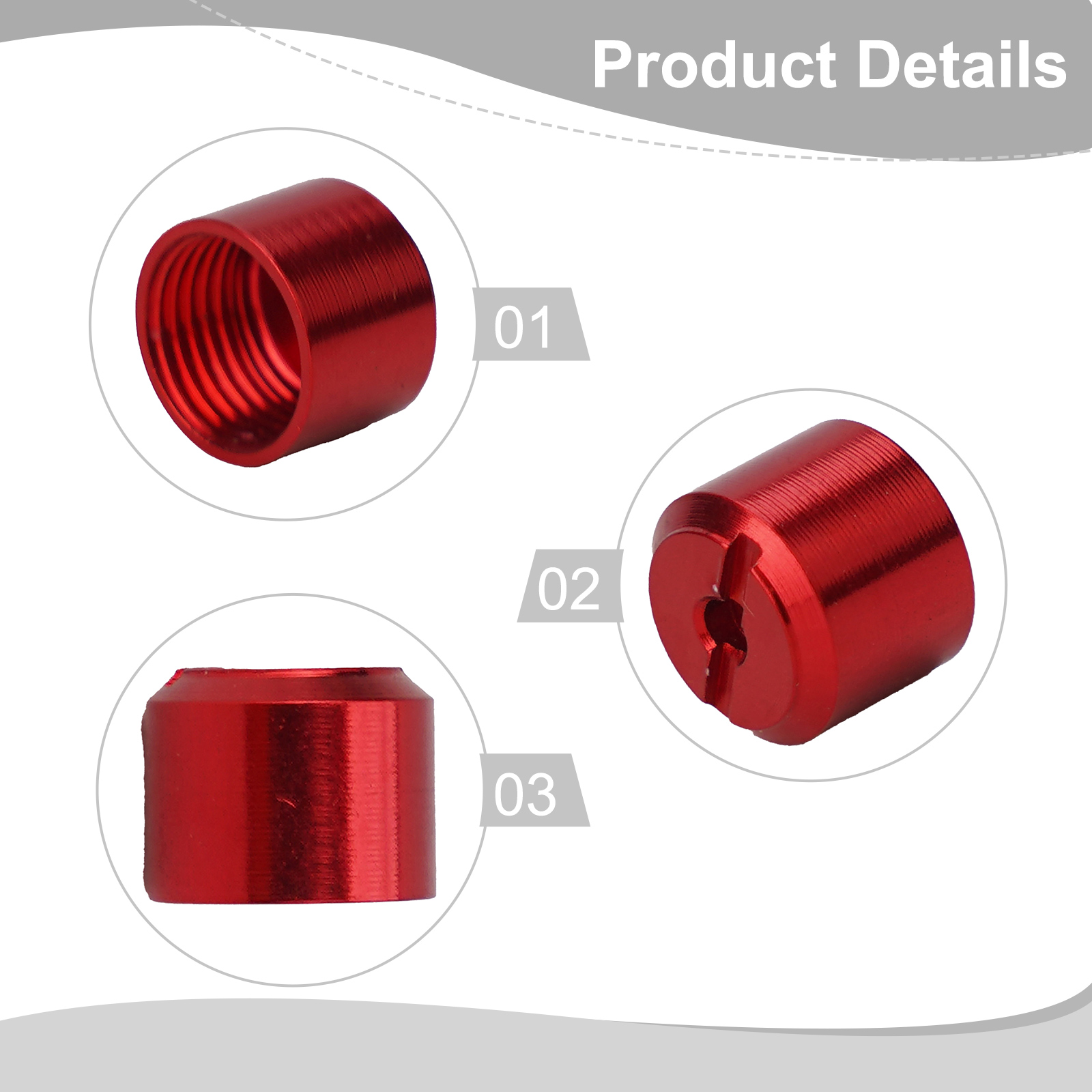 Ocean Drum Wave - Metal Nuts para Abu, série DAIWA,