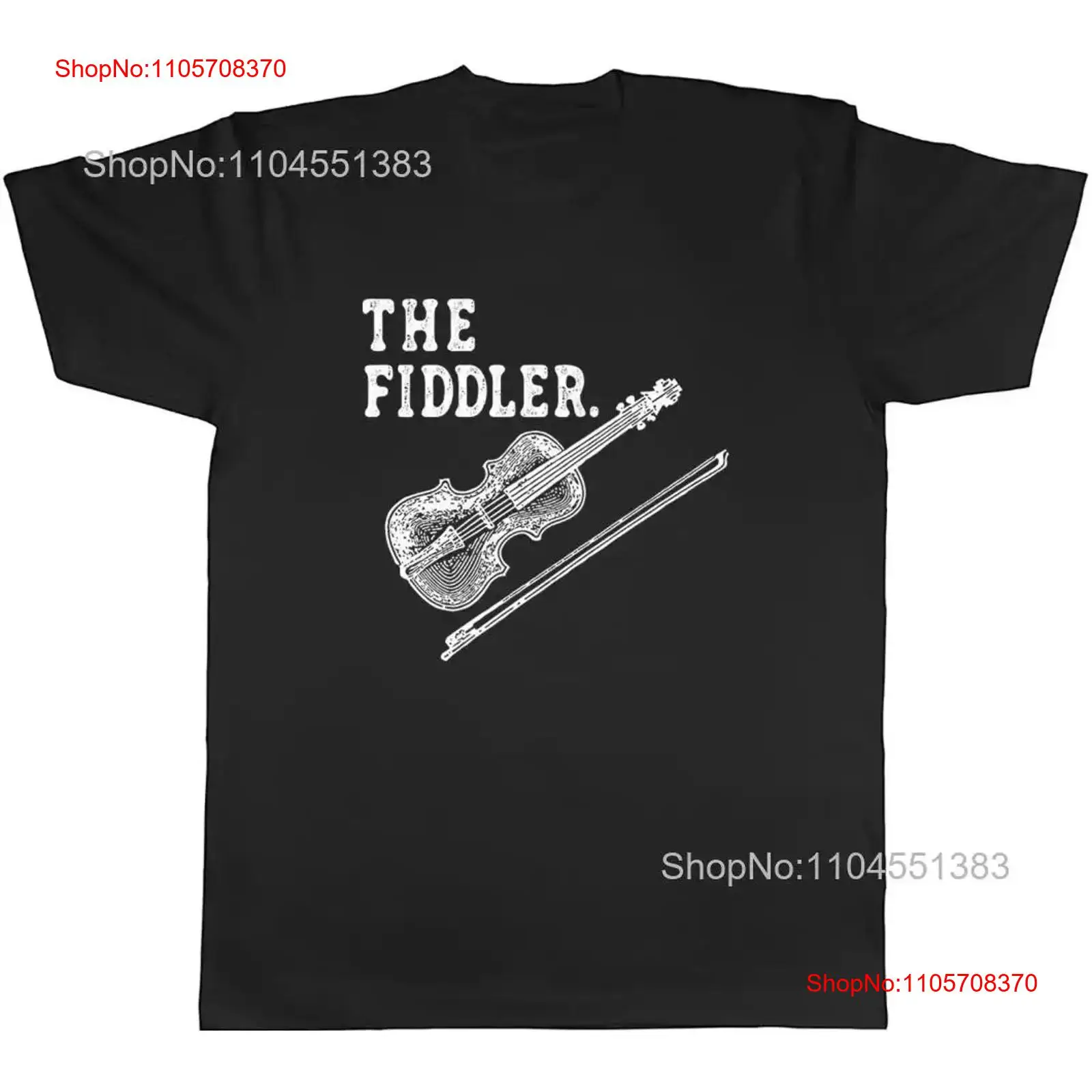 Musical Instrument Fiddle - Camiseta masculina The Fiddler com estampa