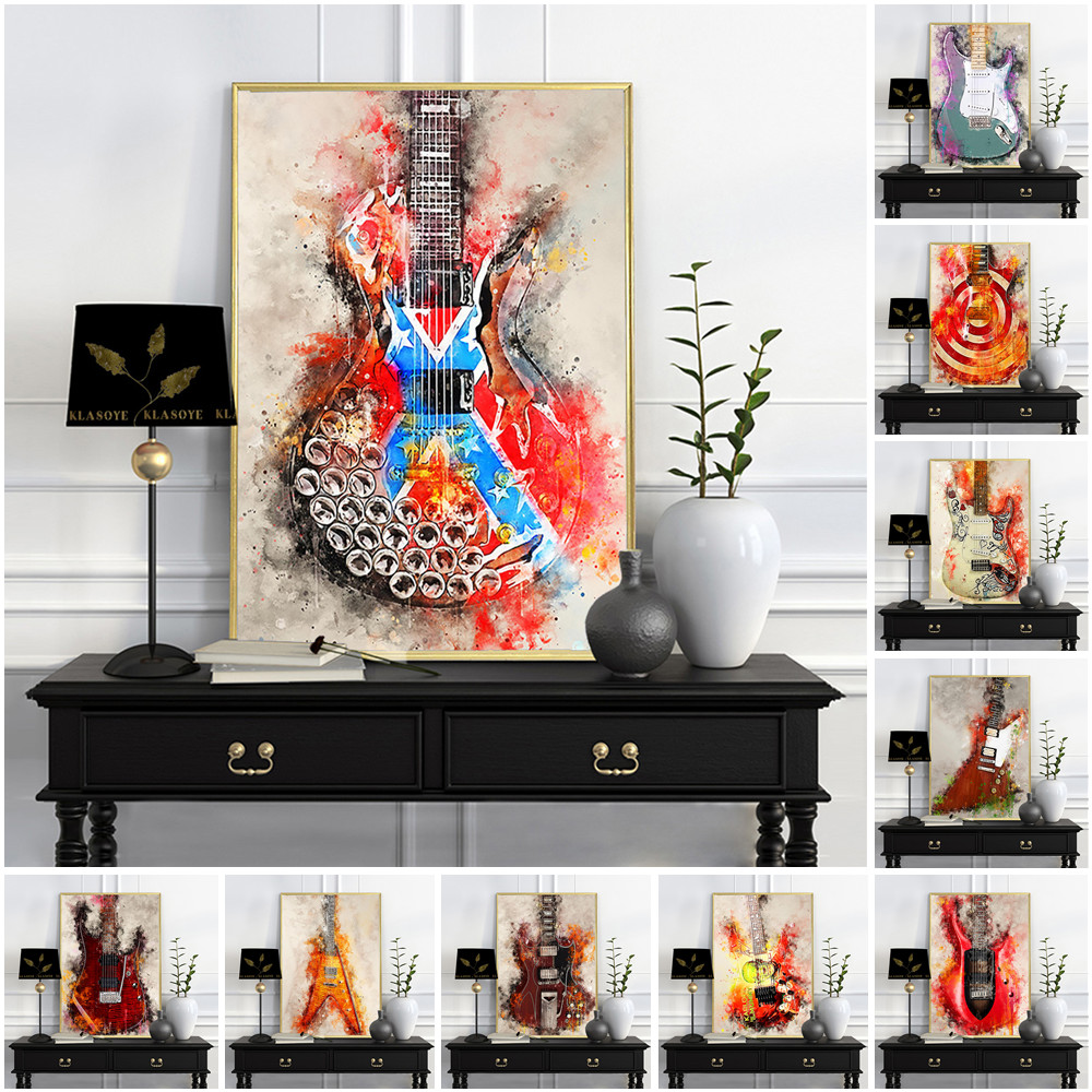 Musical Instrument Image - Graffiti arte instrumento musical pintura em