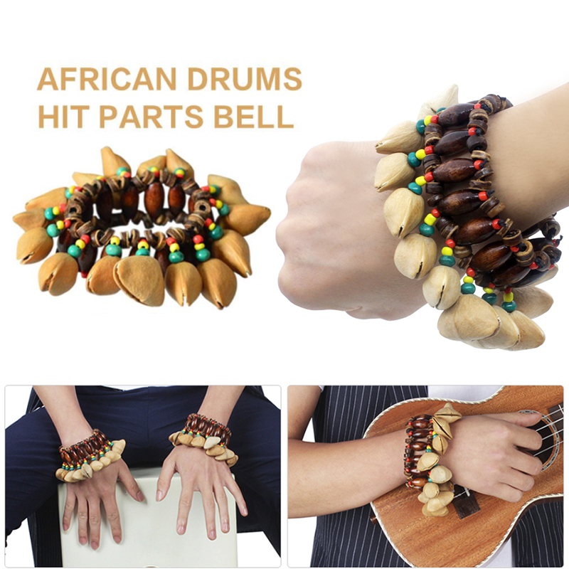 Musical Instrument Africa - M mbat pulseira de porcas artesanais,