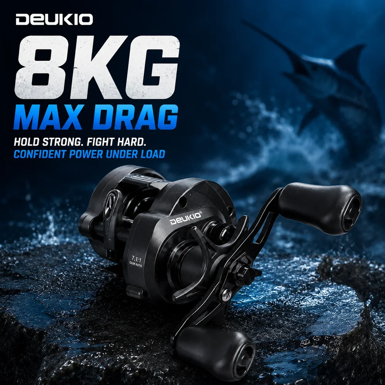 Carretilha DEUKIO DC, Relação  - Ocean Drum Wave avaliação e preço