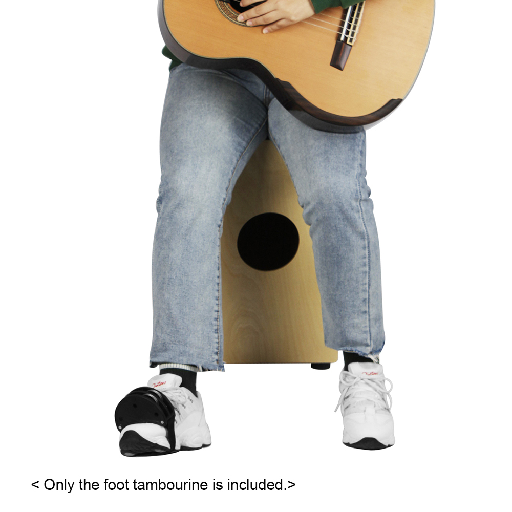 Tamborim de Pé ABS com Jingle  - Cajon Box Drum avaliação e preço