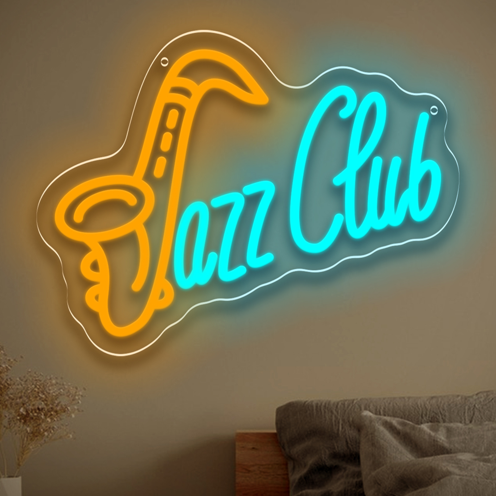 Jazz club led sinal de néon sa - Musical Instrument Image avaliação e preço