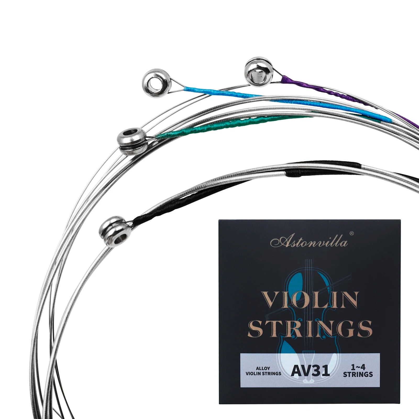 Cordas de Violino Astonvilla 4 - Musical Instrument Fiddle avaliação e preço