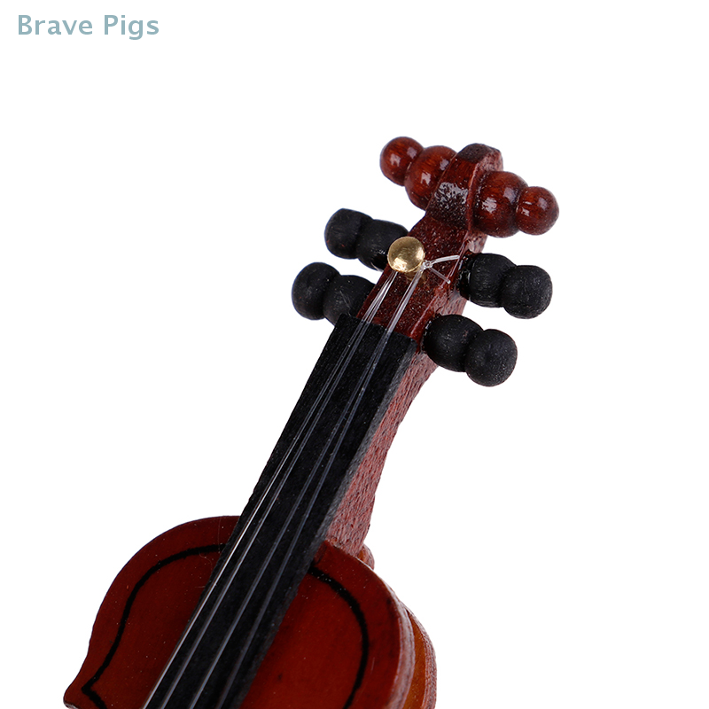 Violino para casa de bonecas,  - Musical Instrument Fiddle avaliação e preço