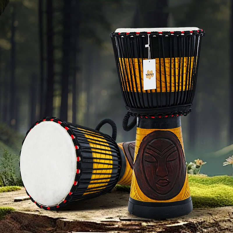 Tambor africano grande de made - Musical Instrument Africa avaliação e preço