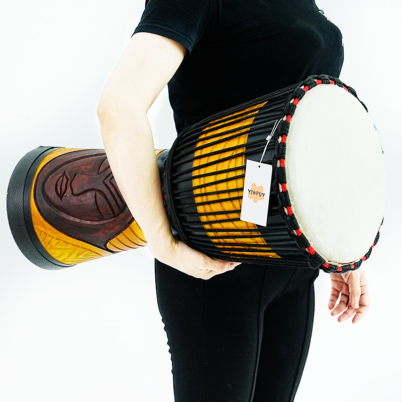 Tambor africano grande de made - Musical Instrument Africa avaliação e preço