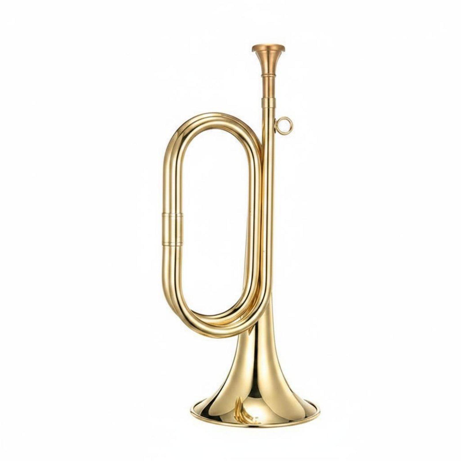 Corneta Musical de Latão Portá - Musical Instrument Bugle avaliação e preço