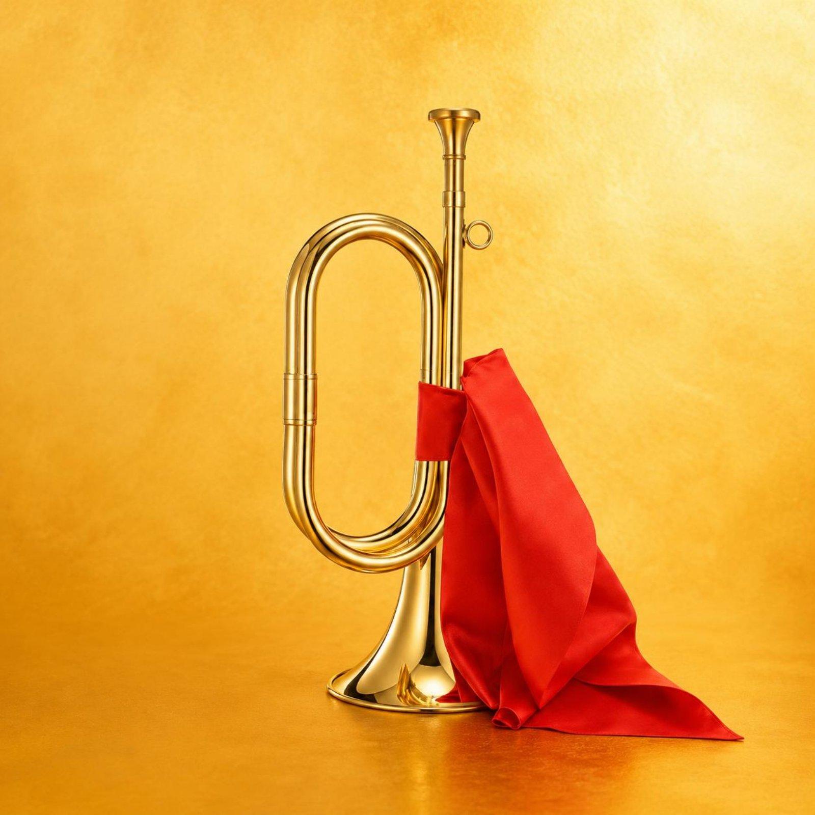 Corneta Musical de Latão Portá - Musical Instrument Bugle avaliação e preço