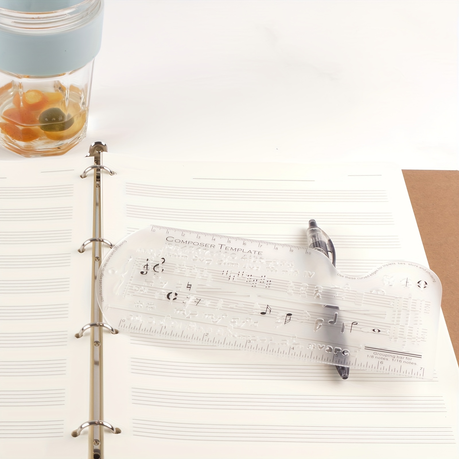 Régua Multifuncional de Cinco  - Musical Instrument In Drawing avaliação e preço