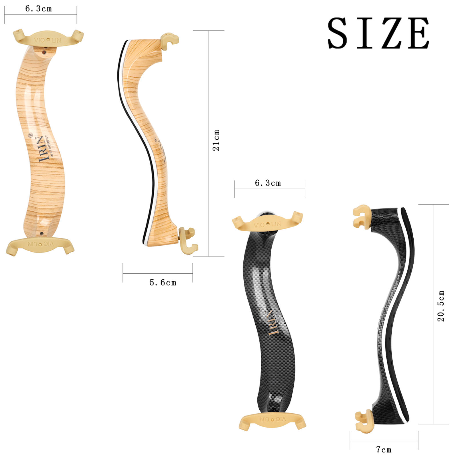 Suporte de Ombro Ajustável par - Musical Instrument Fiddle avaliação e preço