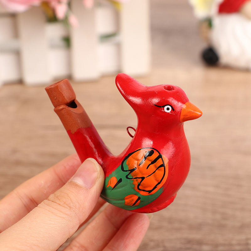 Water Bird Whistle for Childre - Musical Instrument In Drawing avaliação e preço