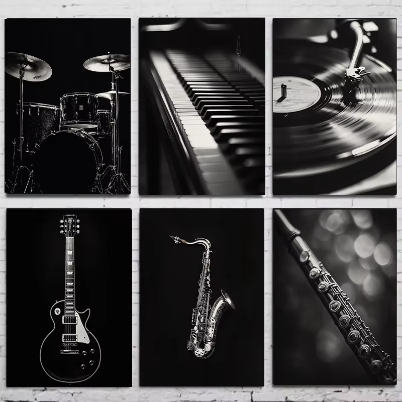 Pôster Moderno de Instrumentos - Musical Instrument Image avaliação e preço