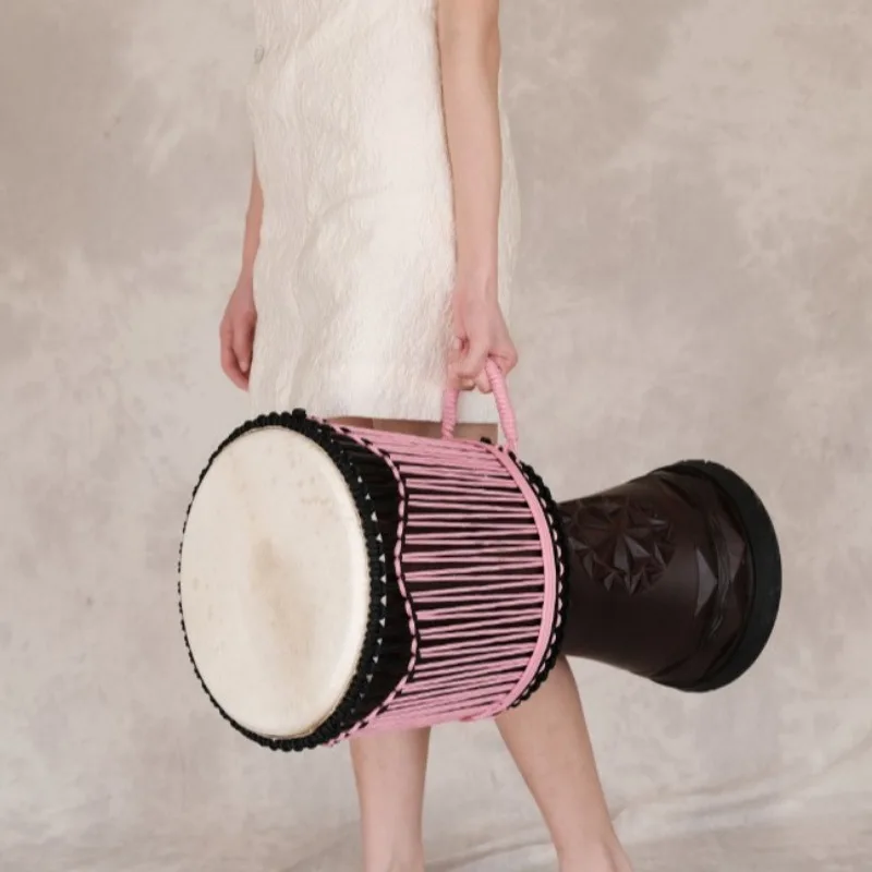 12 Polegada djembe mogno tambo - Musical Instrument Africa avaliação e preço