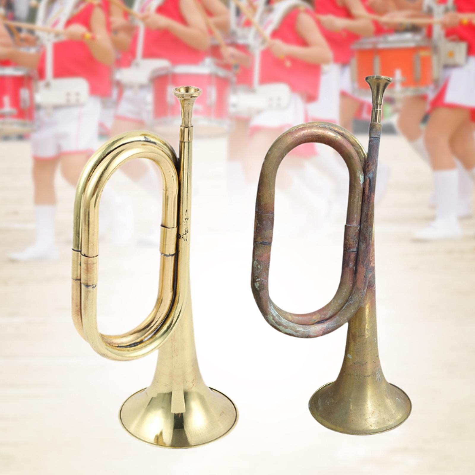 Trompete de latão, instrumento - Musical Instrument Bugle avaliação e preço