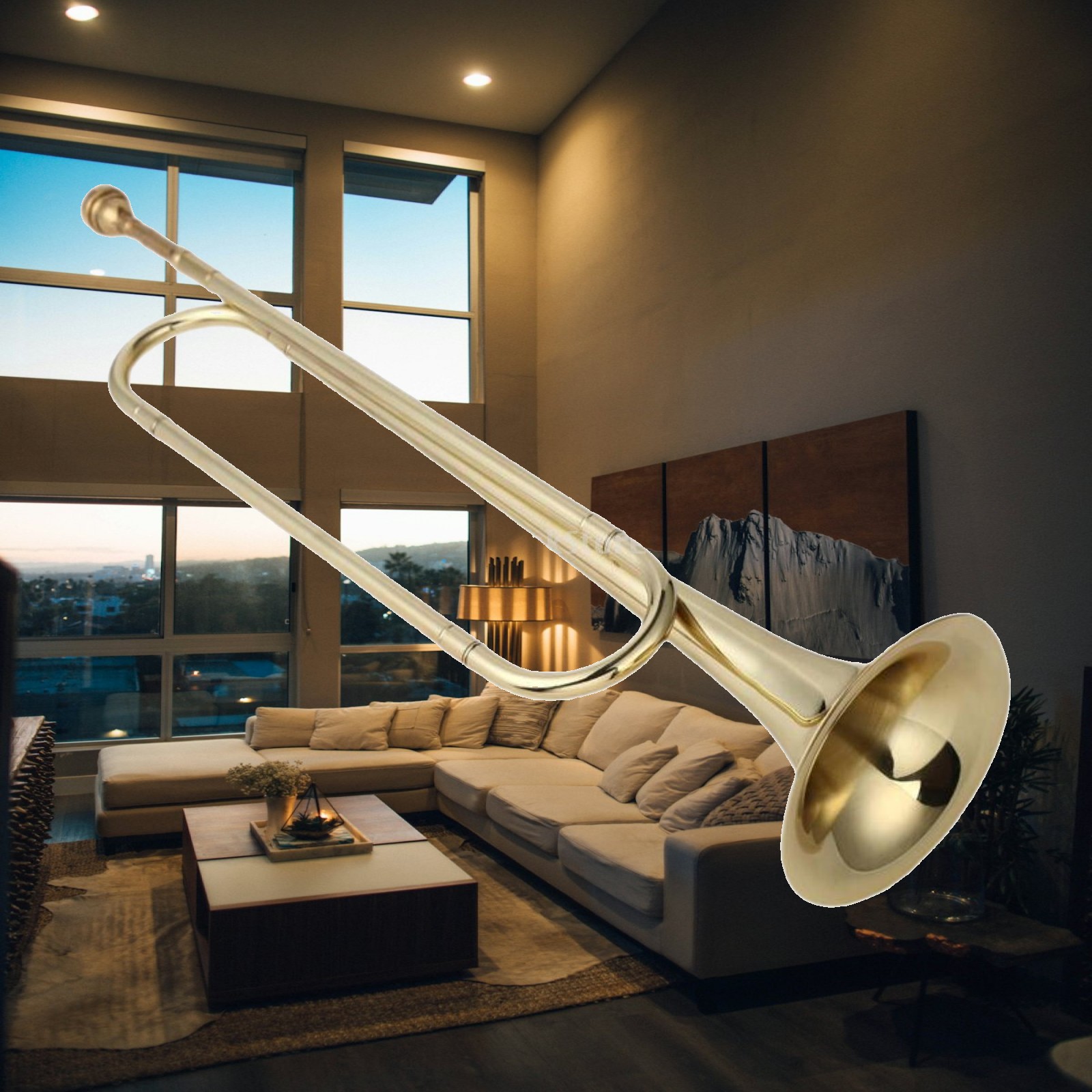 Corneta em Si Bemol para Joven - Musical Instrument Bugle avaliação e preço