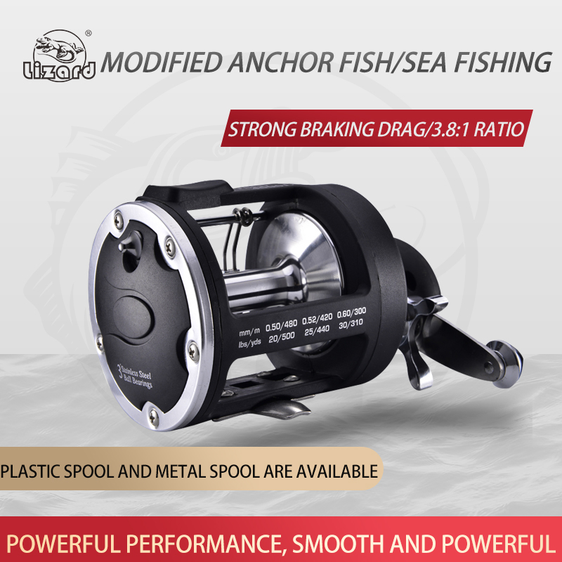 Carretilha de Pesca Lizard TSS - Ocean Drum Wave avaliação e preço