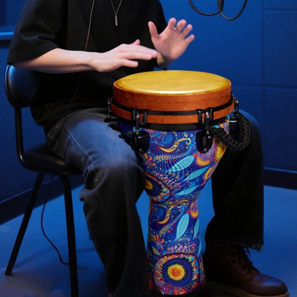 Tambor africano grande de 10 p - Musical Instrument Africa avaliação e preço