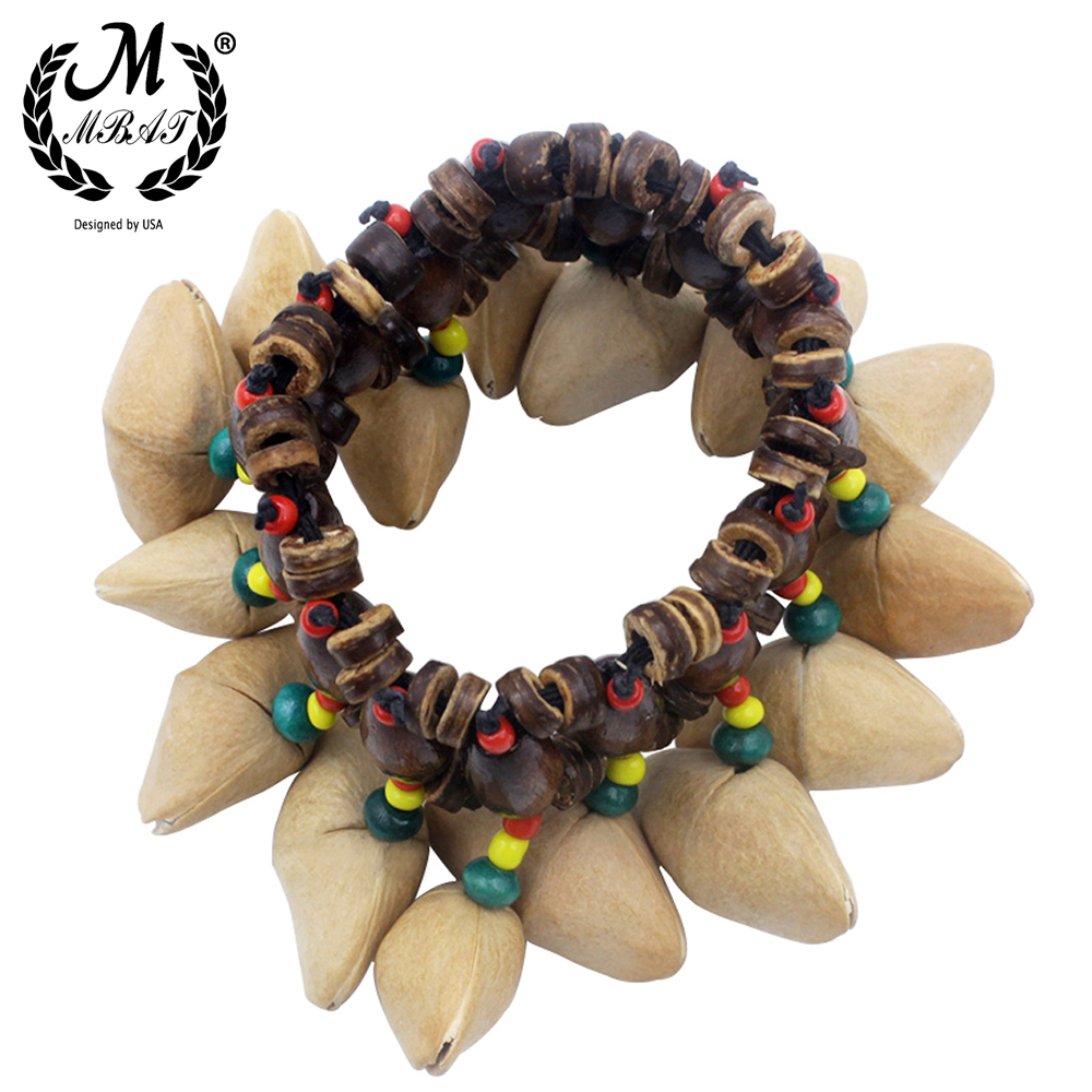 M mbat pulseira de porcas arte - Musical Instrument Africa avaliação e preço