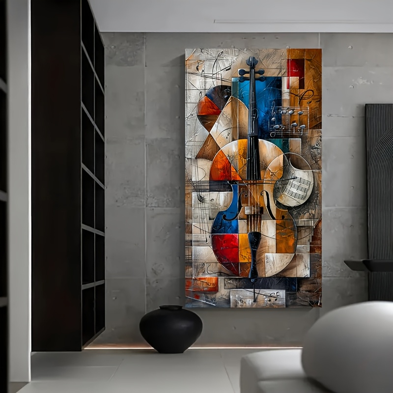 Moderno abstrato violoncelo po - Musical Instrument Image avaliação e preço