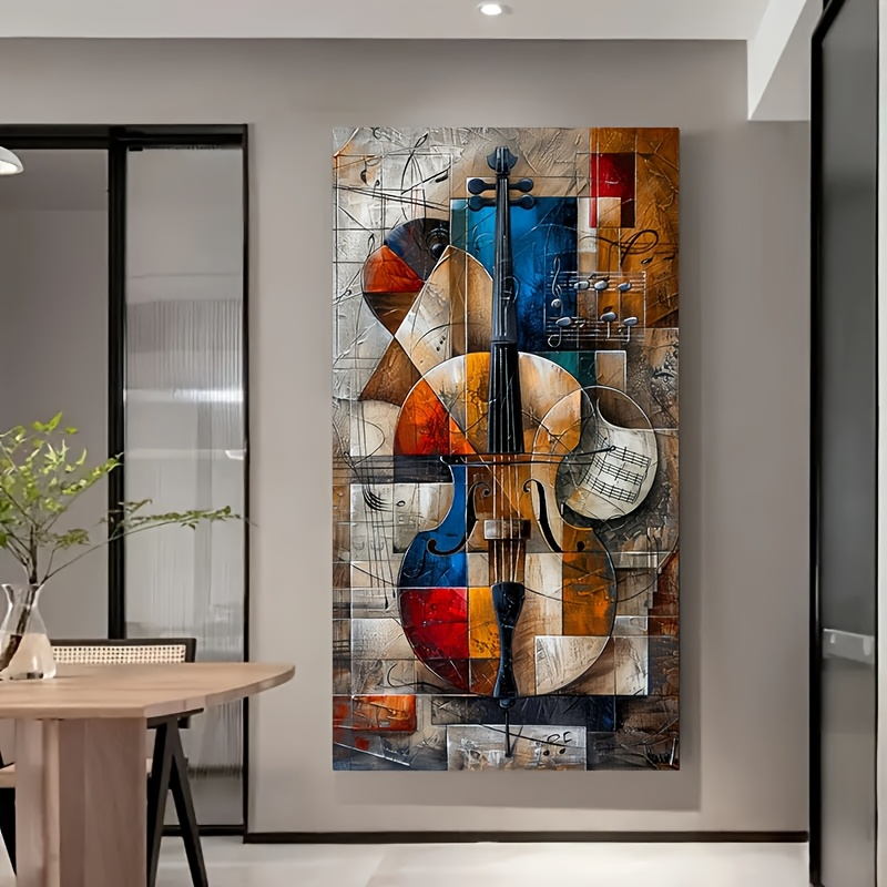 Moderno abstrato violoncelo po - Musical Instrument Image avaliação e preço