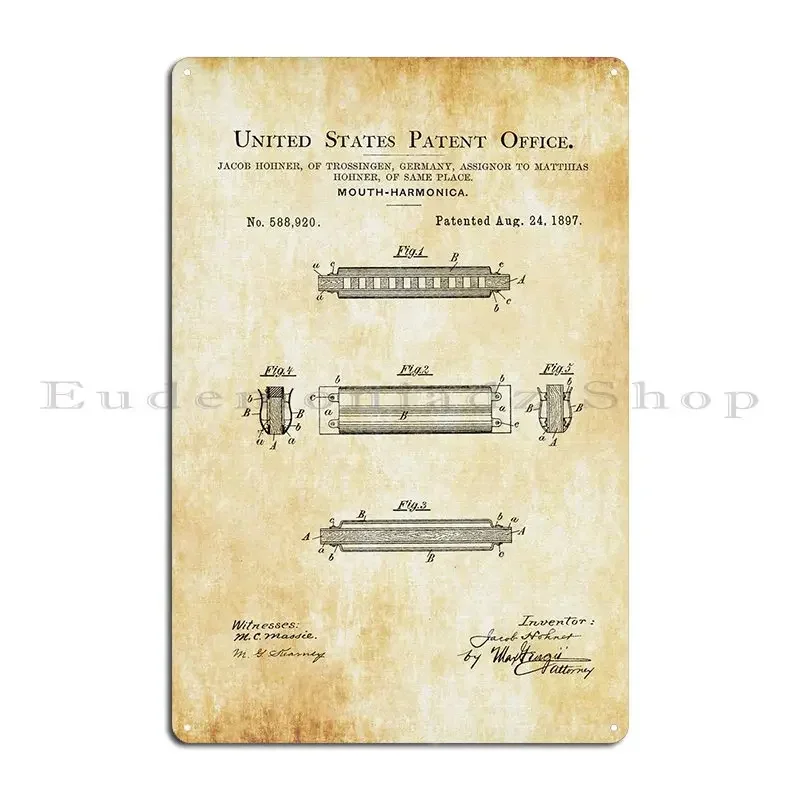 Hohner Harmônica Patenteada In - Musical Instrument In Drawing avaliação e preço